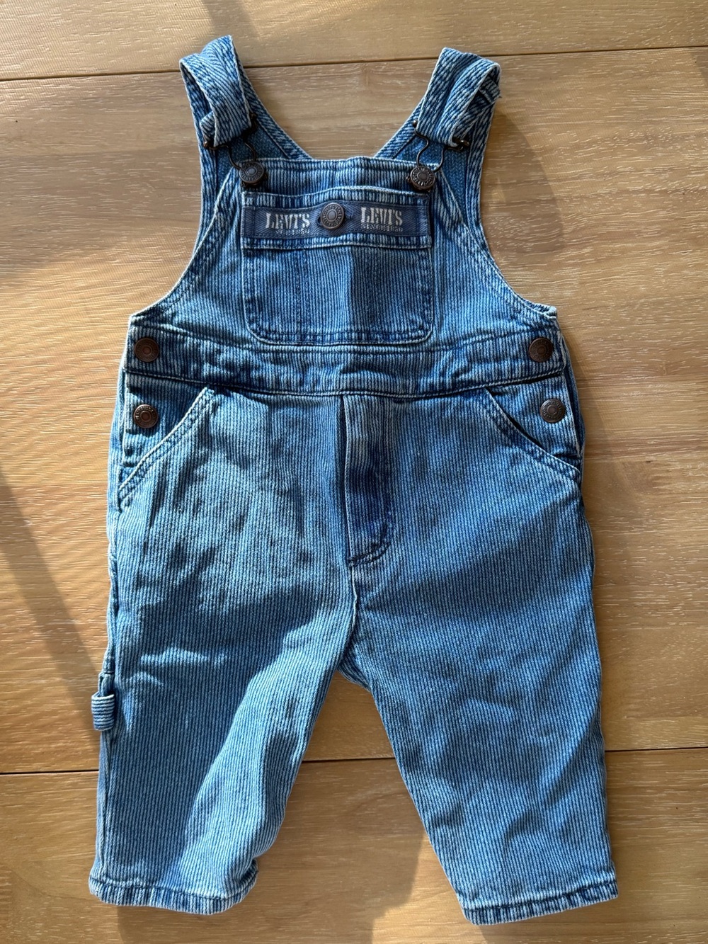 Vintage Levi's Light Blue Corduroy Kids Overalls